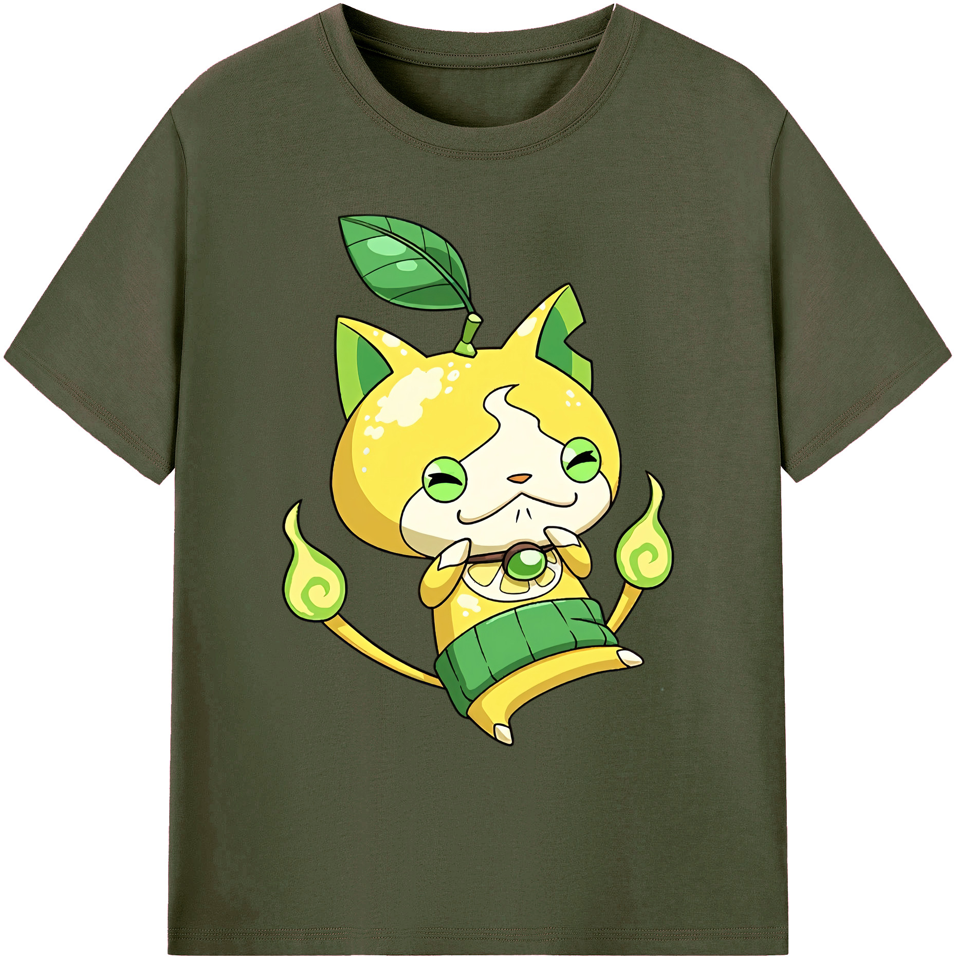 （画像用） 妖怪ウォッチ Yo-kai Watch 綿100％ メンズ半袖Tシャツ｜肌触りやわらか＆通気性